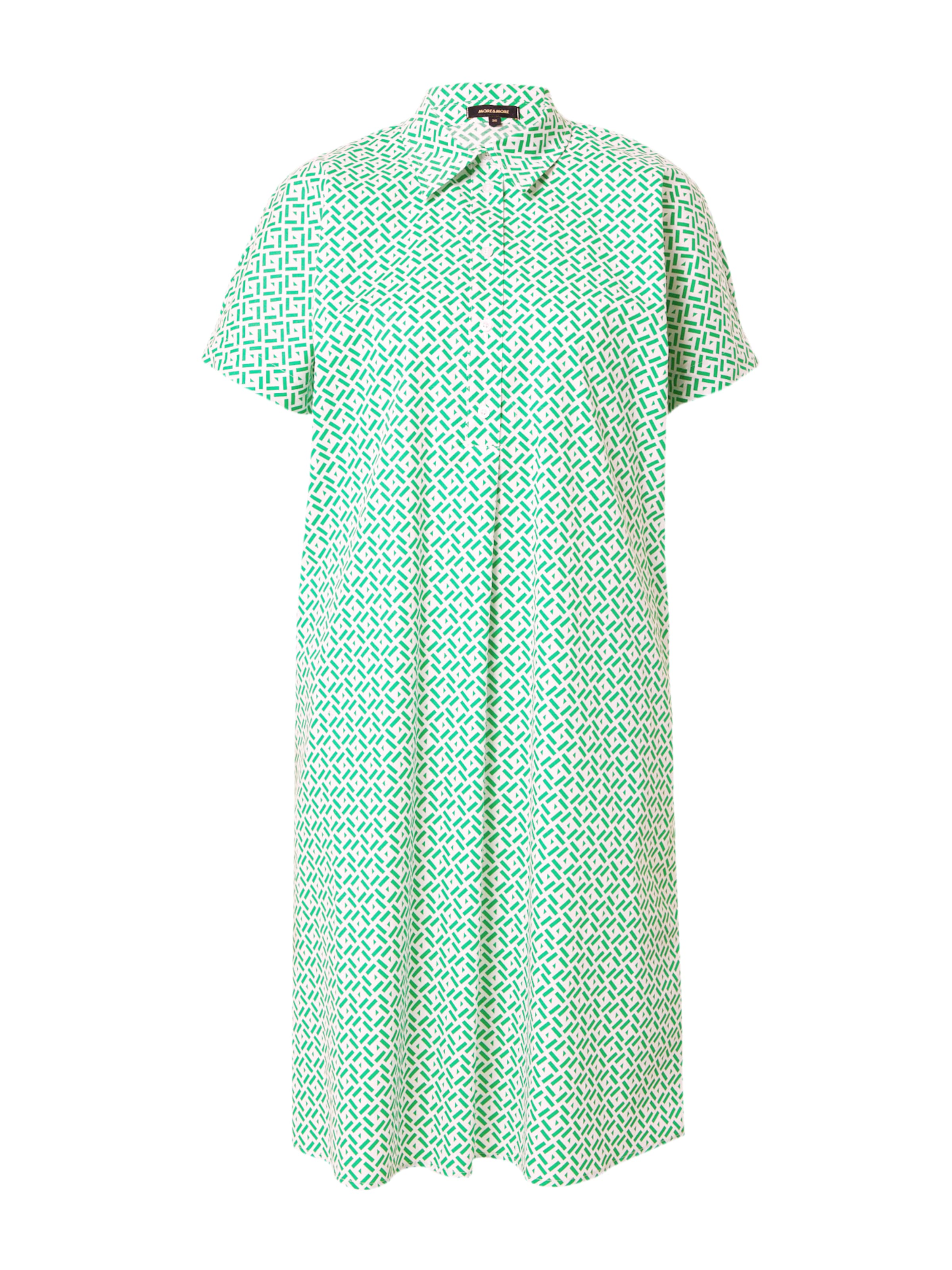 MORE & MORE Shirt Dress in Green: front