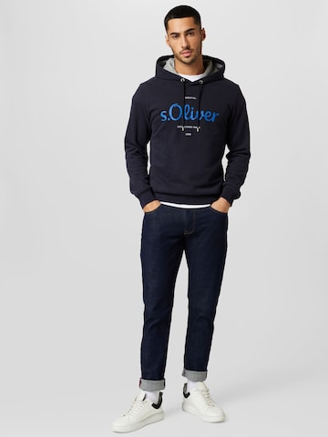 s.Oliver Sweatshirt i blå