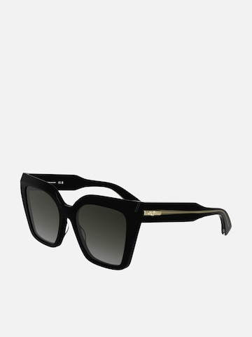 Longchamp - Gafas de sol en negro: frente
