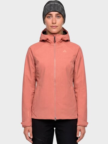 Schöffel Outdoorjas in Roze: voorkant