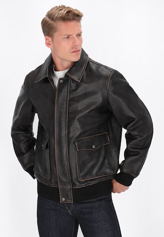 DreiMaster Vintage Tussenjas in Bruin: voorkant