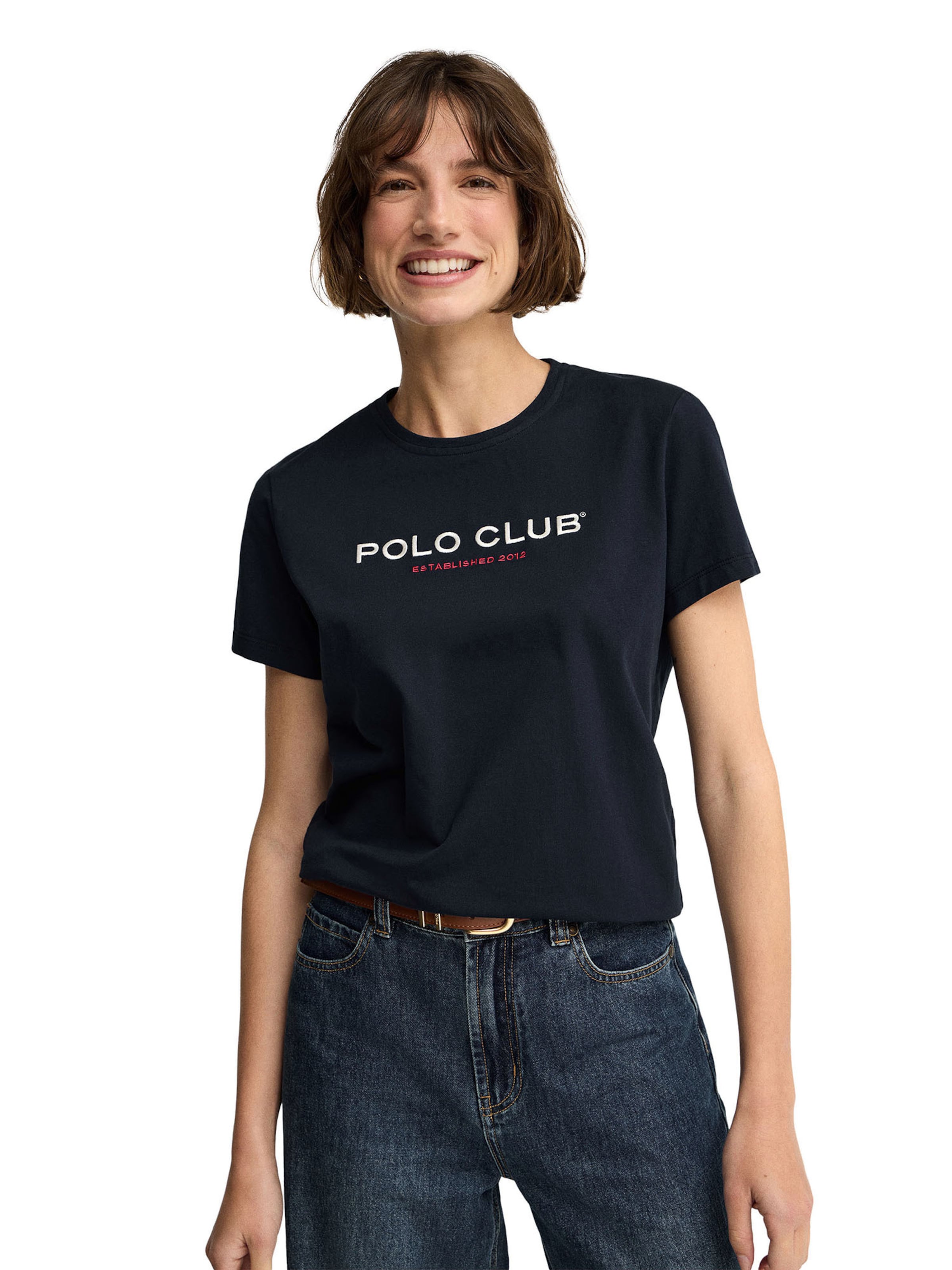 Polo Club T-Shirt in Blau: Vorderseite
