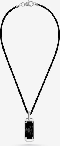 Chaîne Philipp Plein en noir : devant