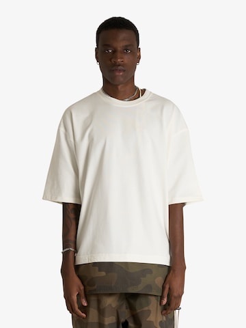 DARK LABEL - Camisa em bege: frente