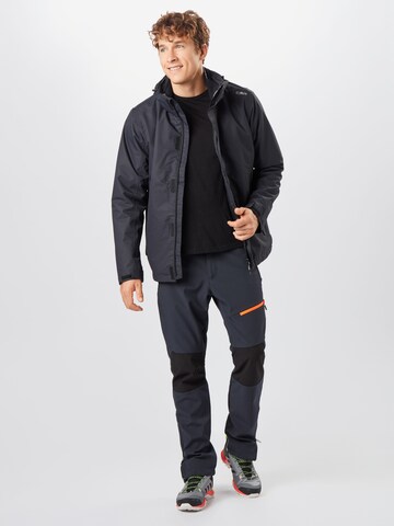 CMP Regular Fit Jacke in Schwarz