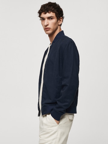 MANGO MAN Between-Season Jacket 'Mael' in Blue