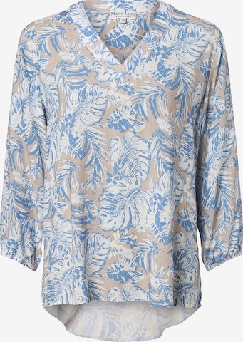 Marie Lund Blouse ' ' in Blauw: voorkant