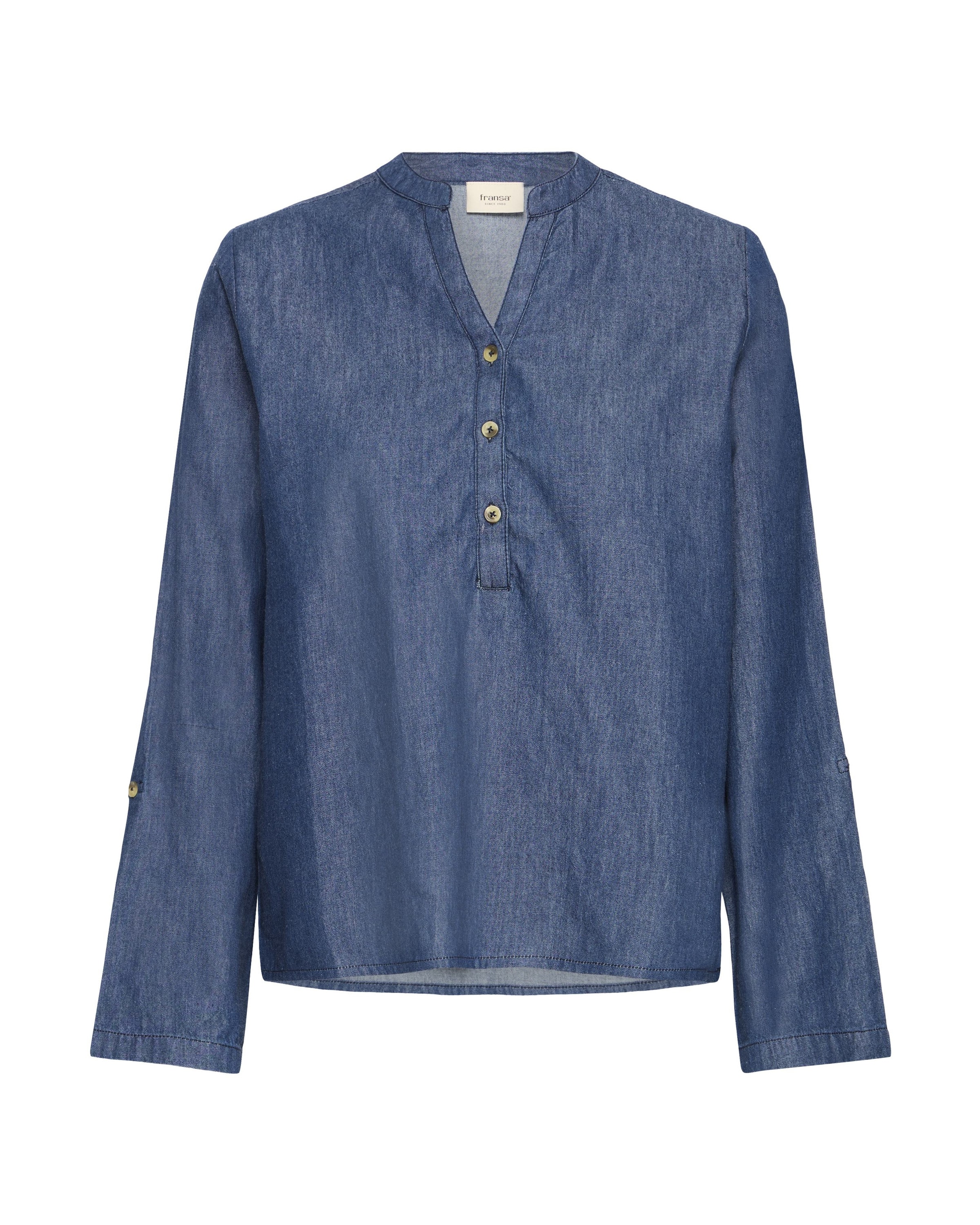 Chemisier 'VILDA' Fransa en bleu : devant