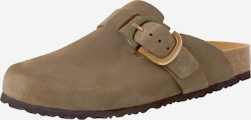 Mule Tamaris en vert : devant