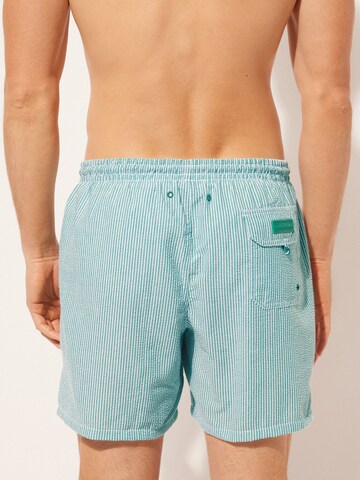CALZEDONIA Badeshorts in Grün