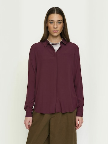 T-shirt ' Shirt ' Soft Rebels en rouge : devant