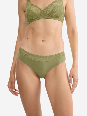 TRIUMPH Tai-Slip ' Red Label Feel of Modal ' in Grün: Vorderseite