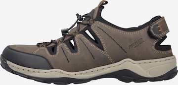 Rieker Athletic Lace-Up Shoes in Brown