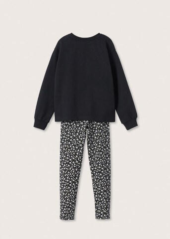 MANGO KIDS Sweatsuit 'Eliach' in Black