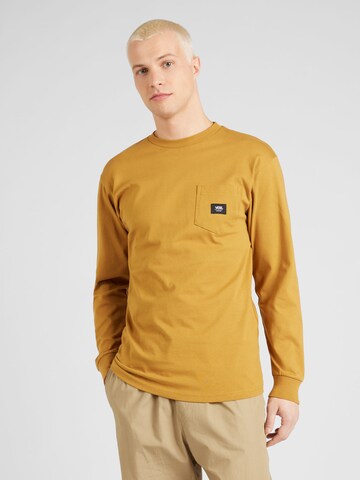 VANS Shirt in Bruin: voorkant