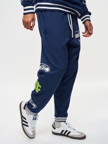 Recovered Tapered Sporthose 'NFL Seahawks Emerald City' in Blau