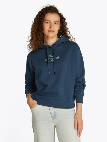 Sweat-shirt TOMMY HILFIGER en bleu : devant