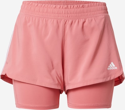ADIDAS PERFORMANCE Спортен панталон 'PACER' в бледорозово / бяло, Преглед на продукта