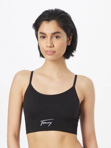 Tommy Jeans - Bustier Sujetador en negro: frente