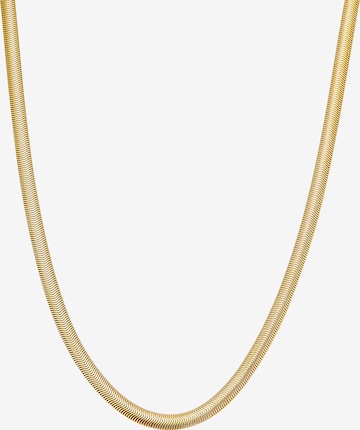 Hey Happiness Ketting 'Snake Bold' in Goud: voorkant