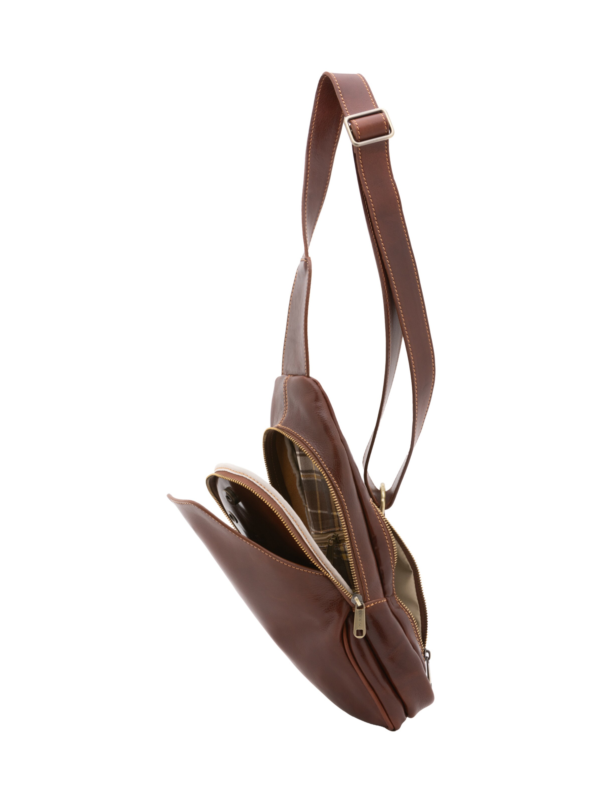 Viola Castellani Umhängetasche in Braun