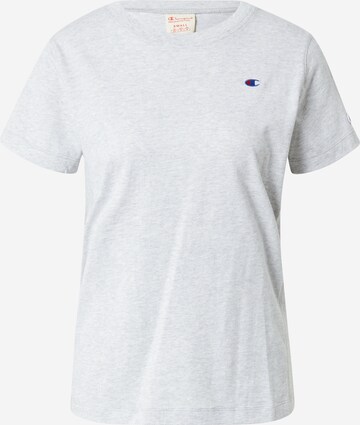 T-shirt Champion Reverse Weave en gris : devant