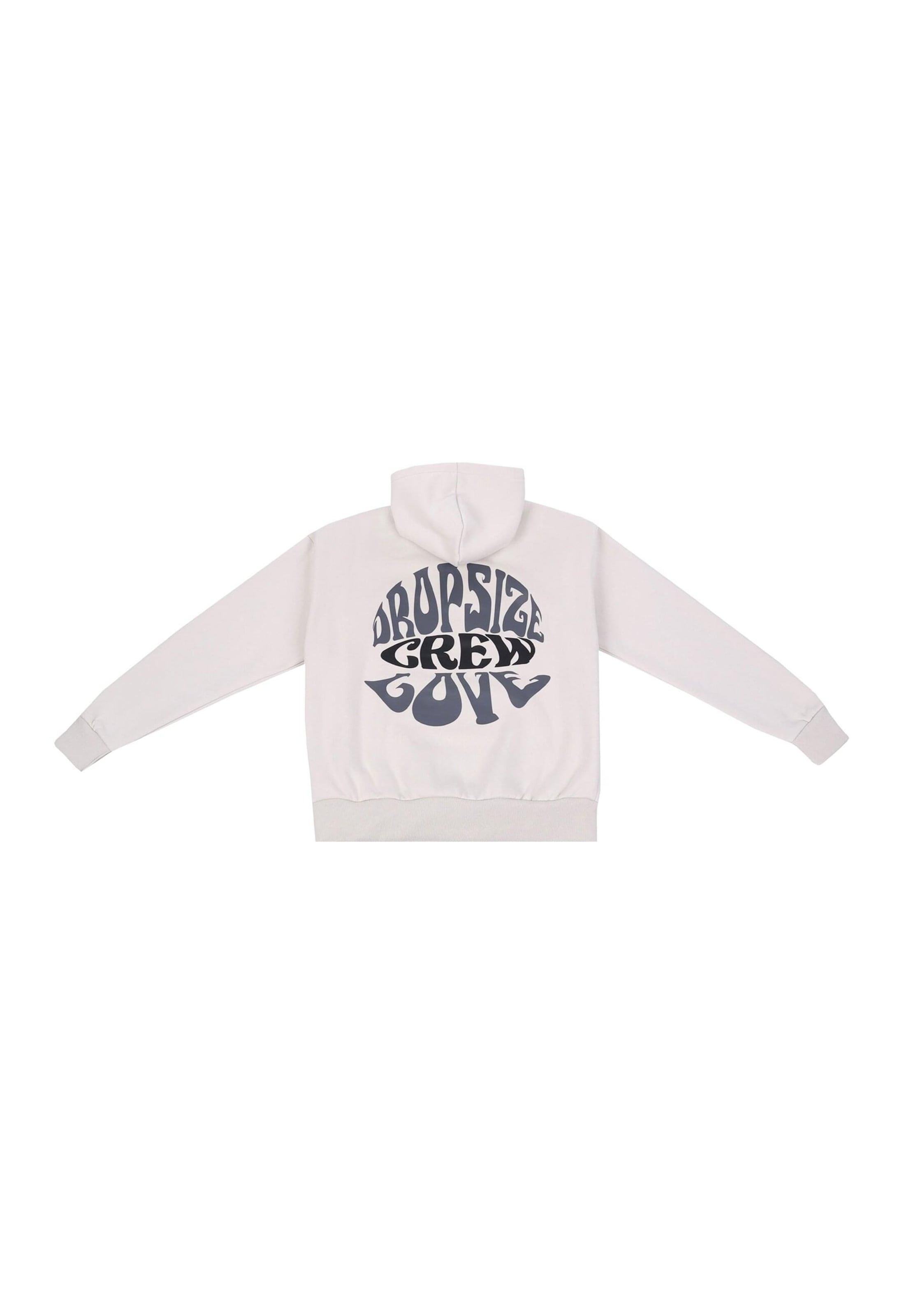 Dropsize Mikina 'Crewlove' – šedá
