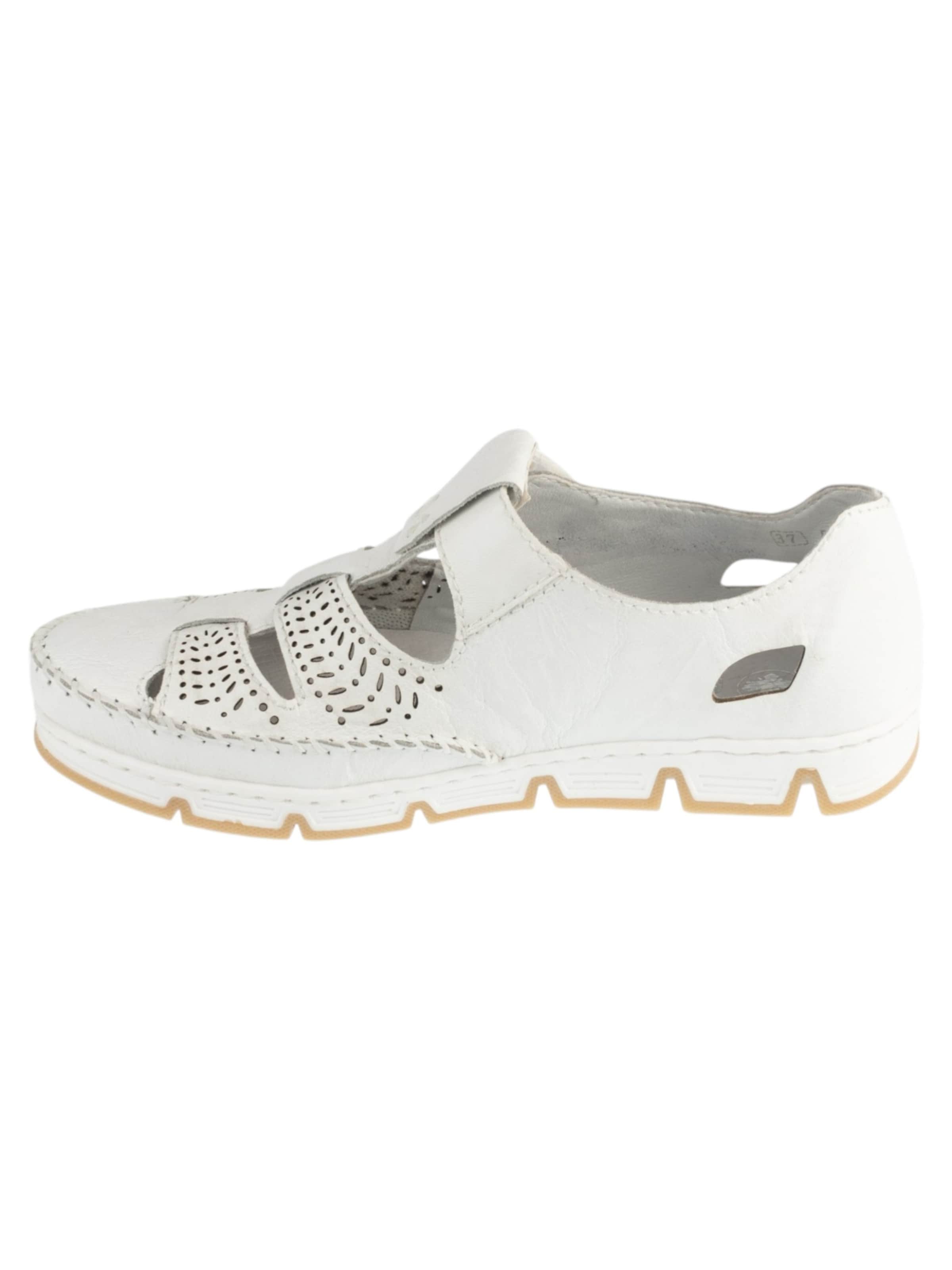 Rieker Slip-on in Wit: voorkant