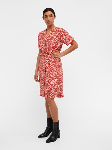 OBJECT Shirt dress 'Seline' in Red