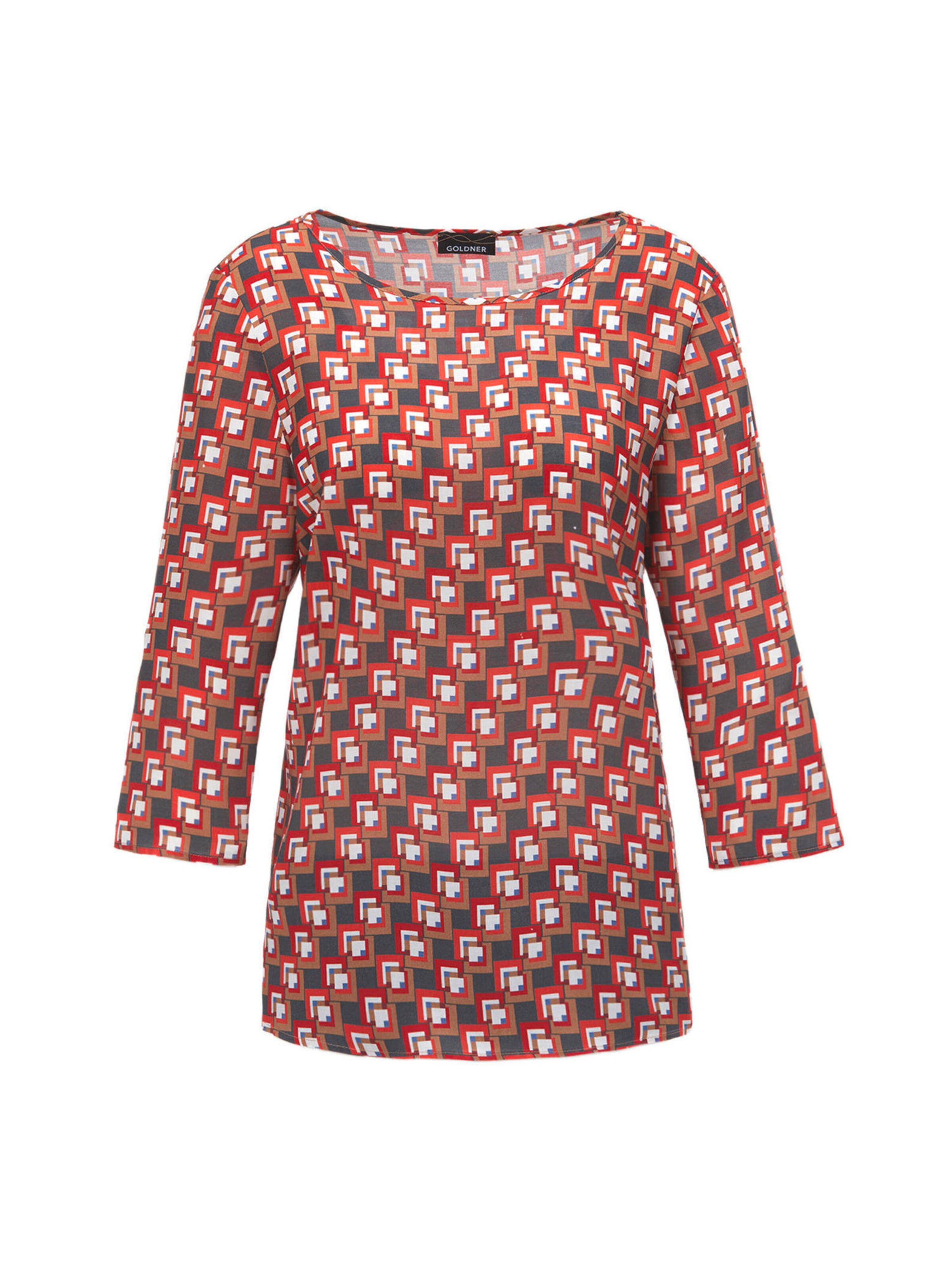 Goldner Blouse in Bruin: voorkant