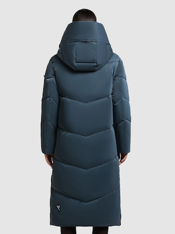khujo Winter coat 'Pulset Shiny' in Blue