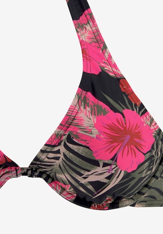 LASCANA Triangel Bikinitop in Gemengde kleuren