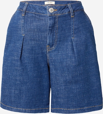 MOS MOSH Regular Pressveckade jeans 'Karefa' i blå: framsida