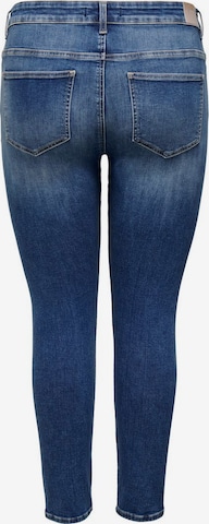 ONLY Carmakoma Skinny Jeans 'Lasmin' in Blau