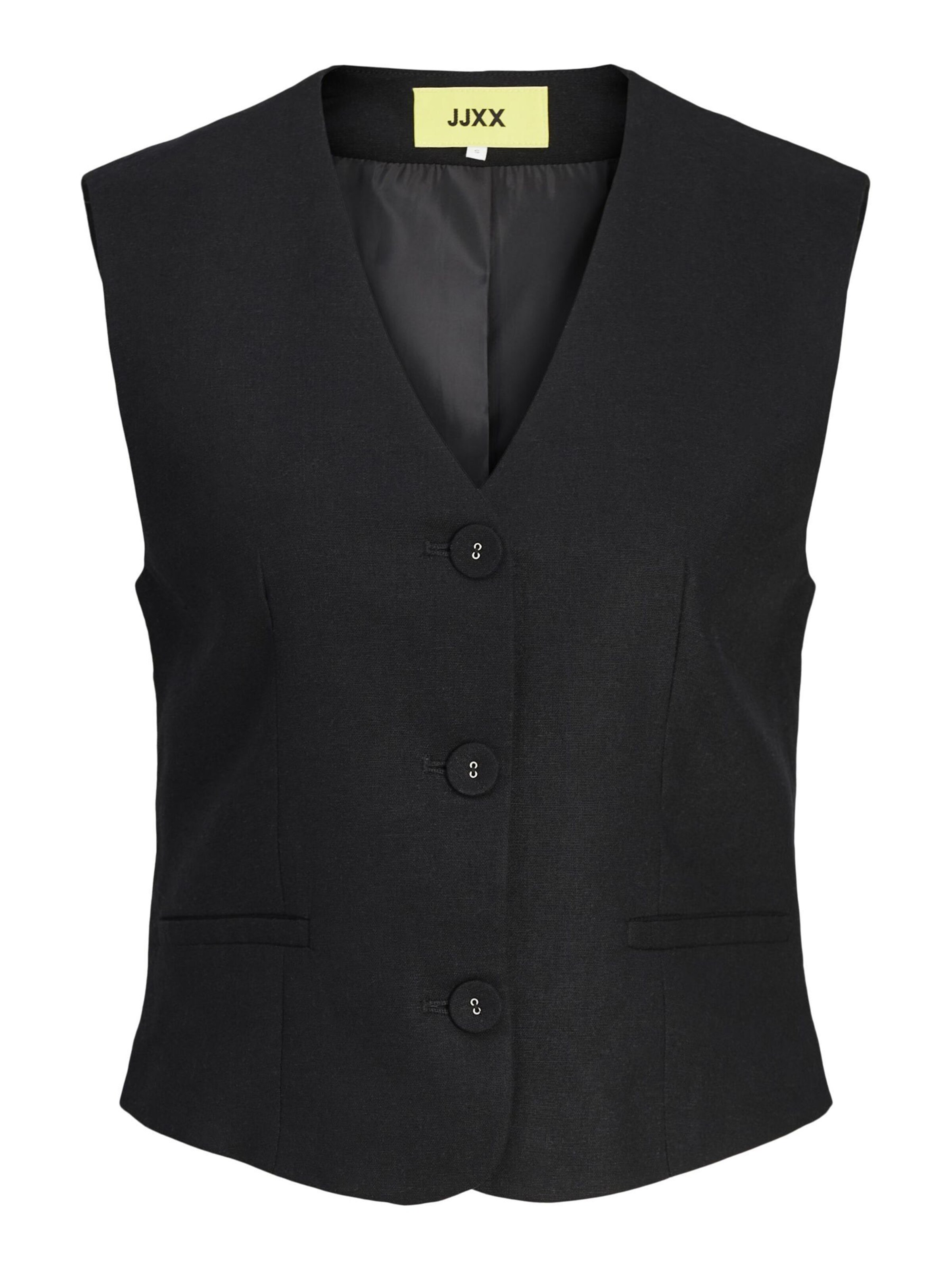 JJXX Vest in Black: front