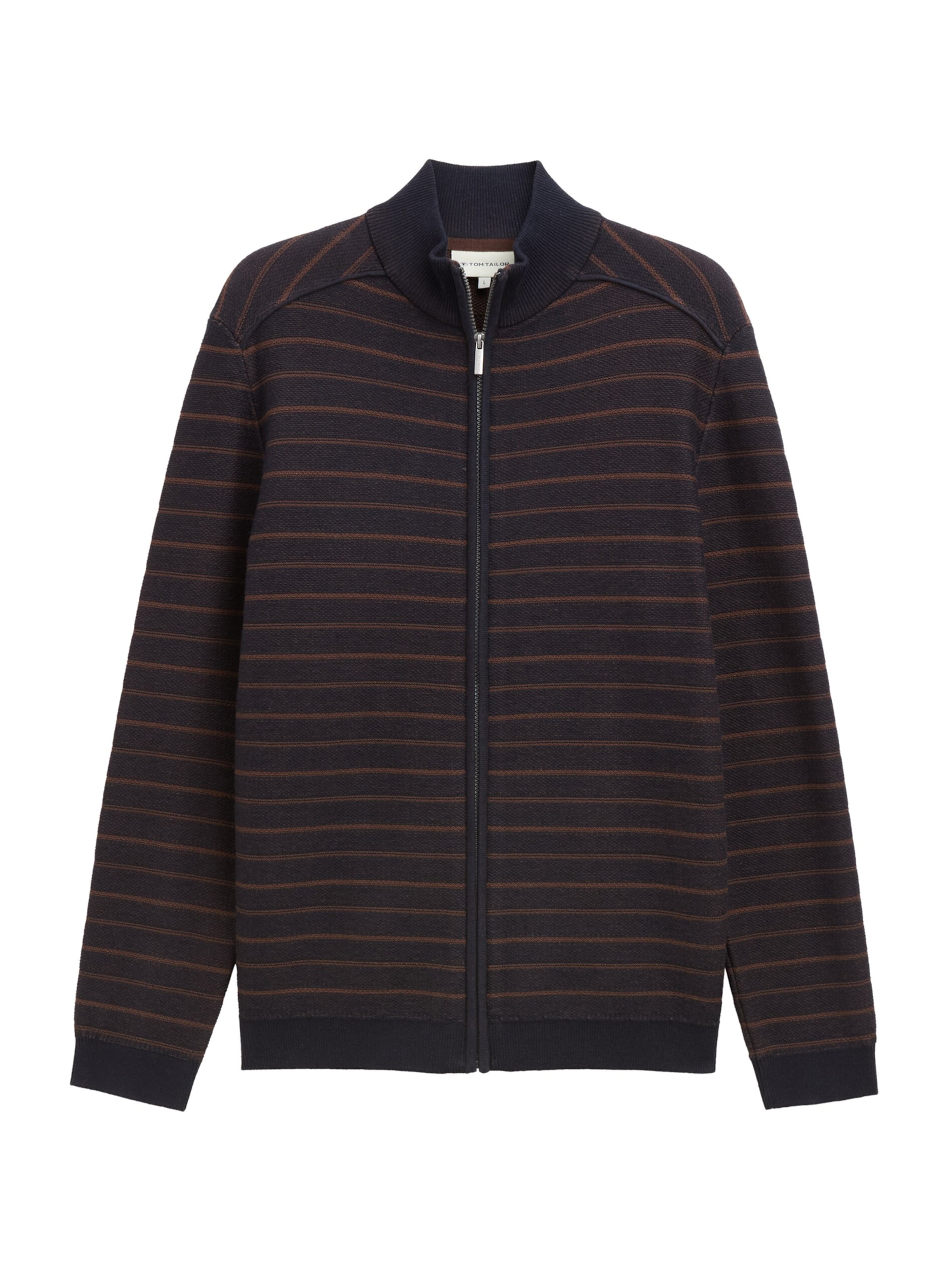 zils TOM TAILOR Adīta jaka: no priekšpuses