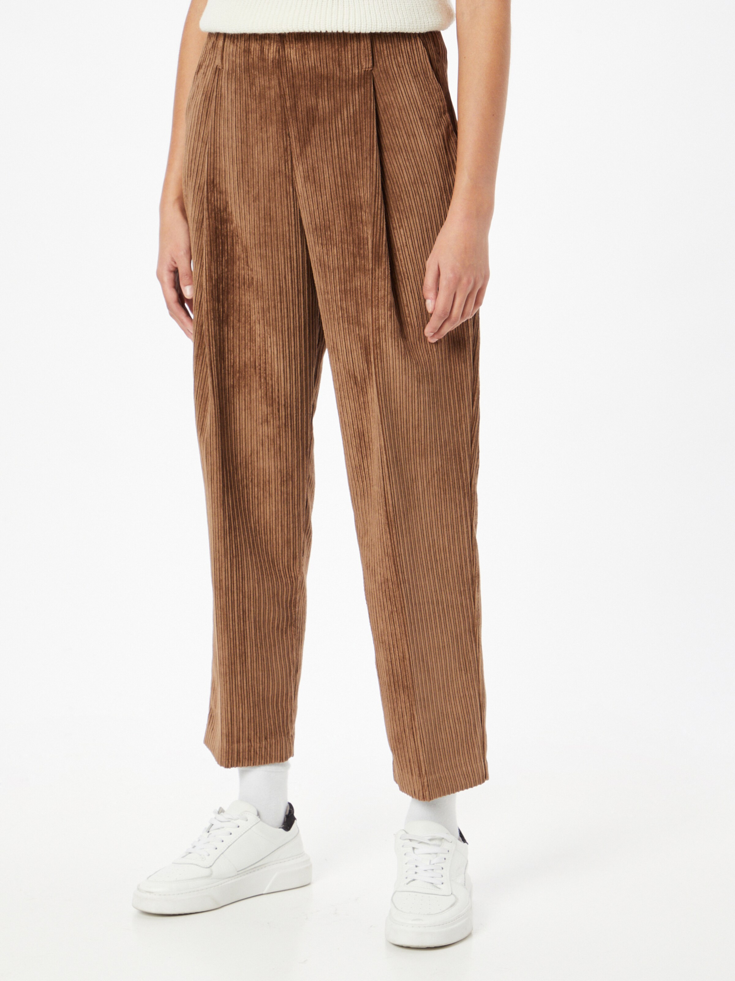Abbigliamento Donna UNITED COLORS OF BENETTON Pantaloni con pieghe in Marrone 