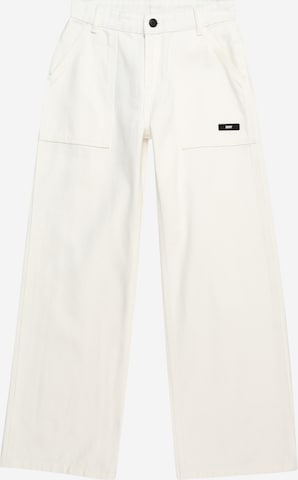 Wide leg Jeans de la DKNY pe alb: față