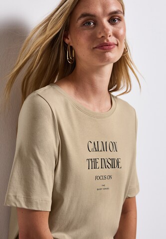 STREET ONE T-Shirt in Beige