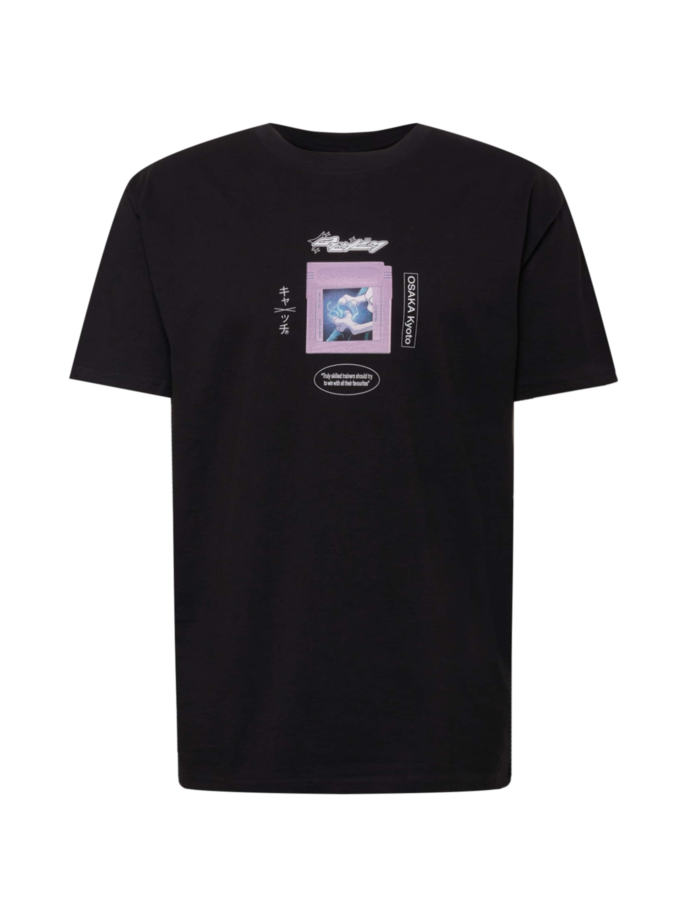 melns Mister Tee T-Krekls 'Catch Em': no priekšpuses