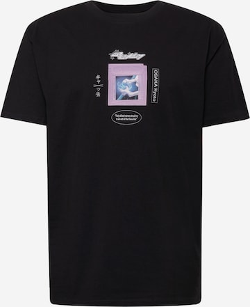 T-Shirt 'Catch Em' Mister Tee en noir : devant