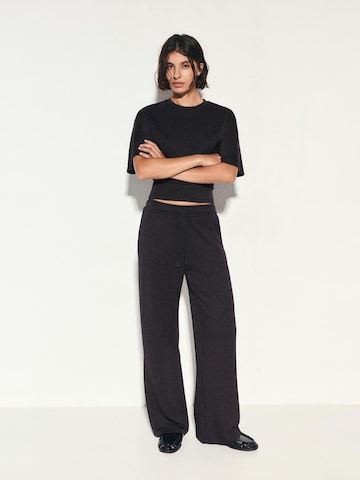 Pull&Bear Bő szár Nadrág - szürke