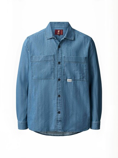 MCS Camisa ' MCTristan ' em XXXL em azul ganga, Vista do artigo