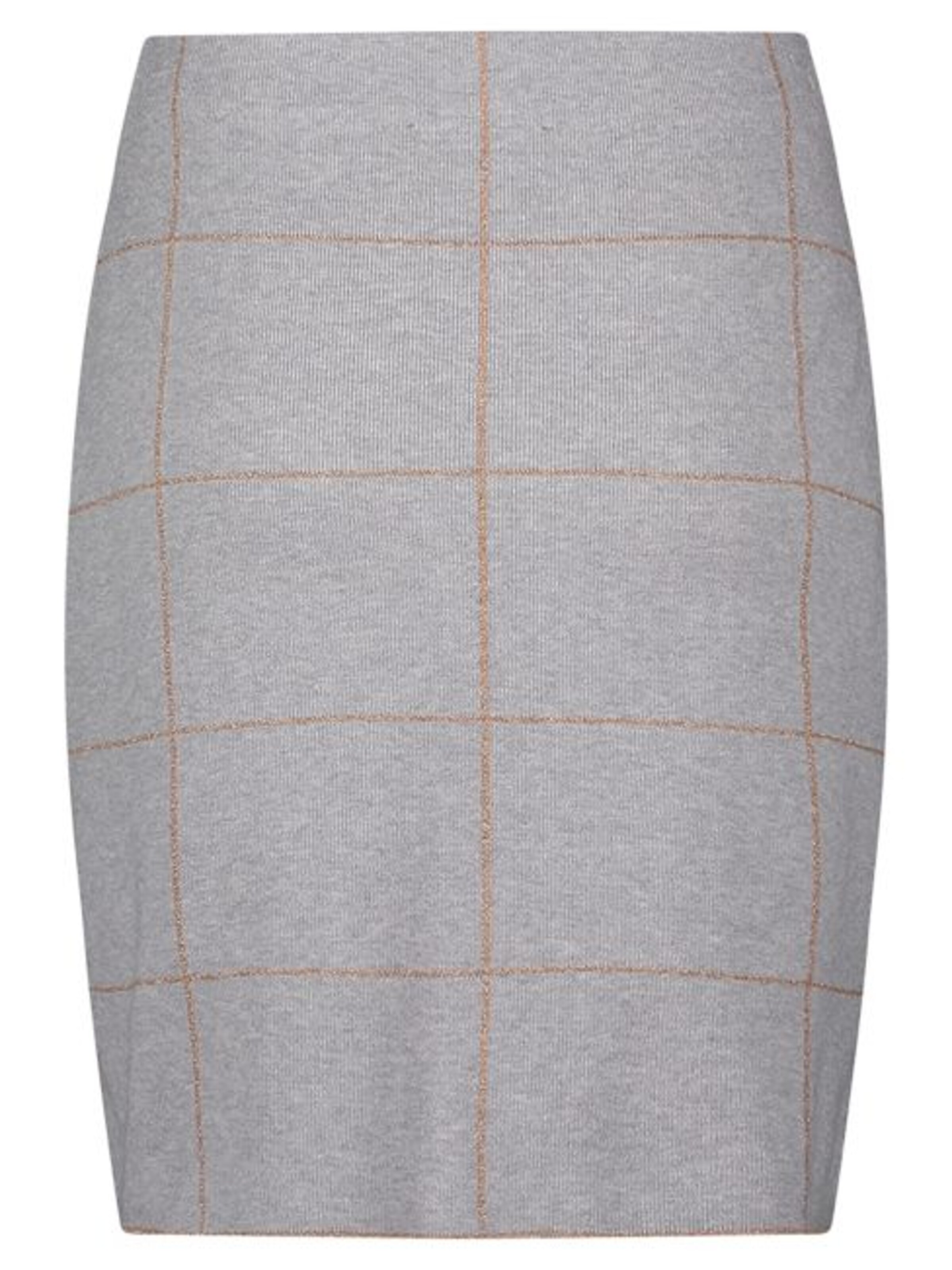 Betty Barclay Strickrock mit Jacquard in Grau