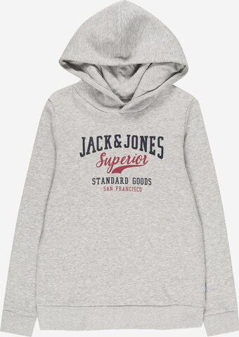 Jack & Jones Junior - Sudadera en gris: frente