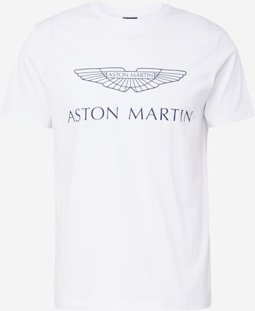 T-Shirt 'AMR' Hackett London en blanc : devant