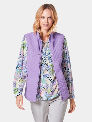 Goldner Vest in Purple: front