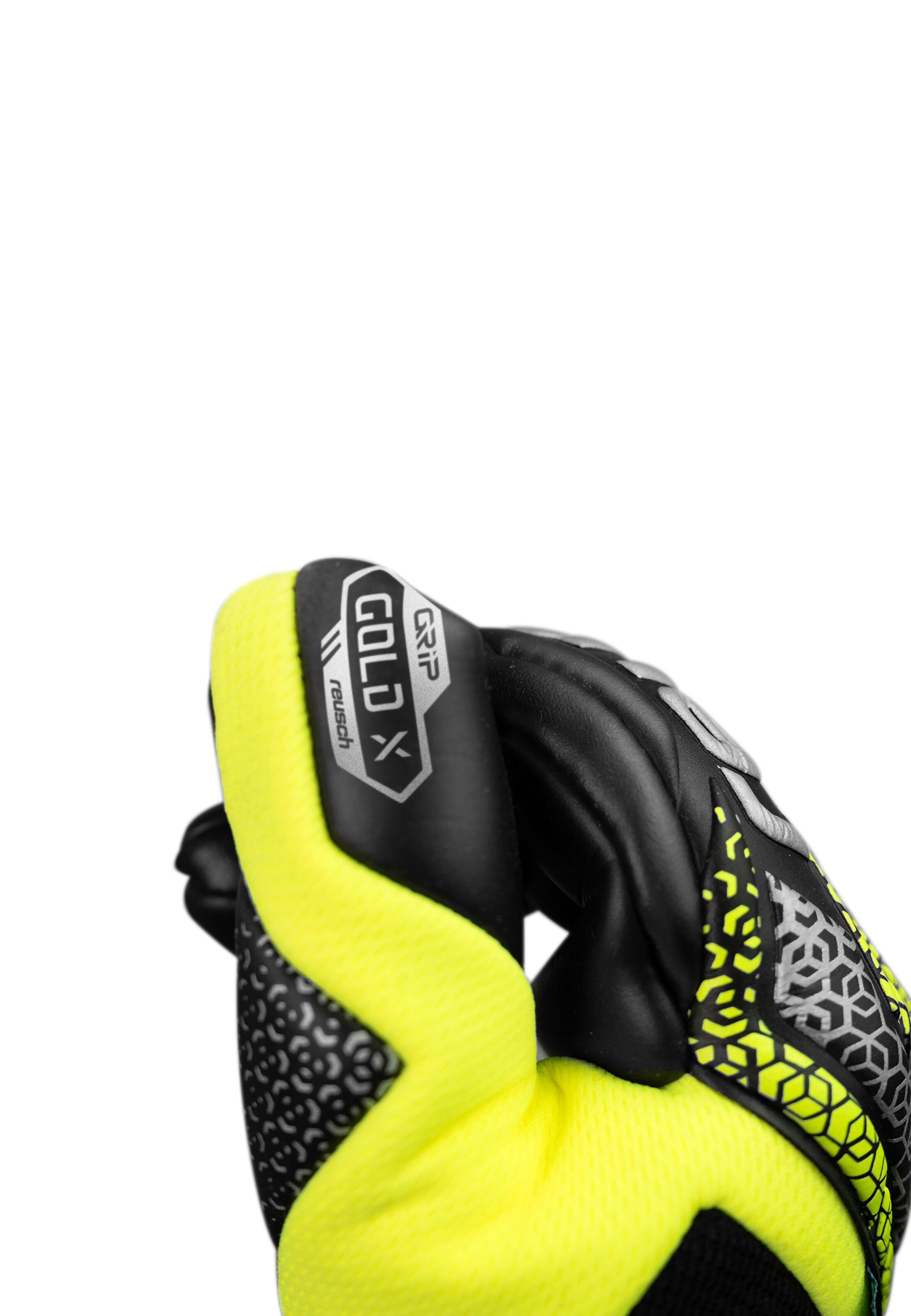 REUSCH Sports gloves 'Attrakt Gold X NC Gravity' in Black