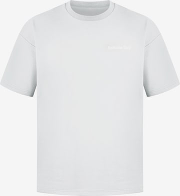 Smilodox T-Shirt Oversize Backprint Tamio in Grau: Vorderseite