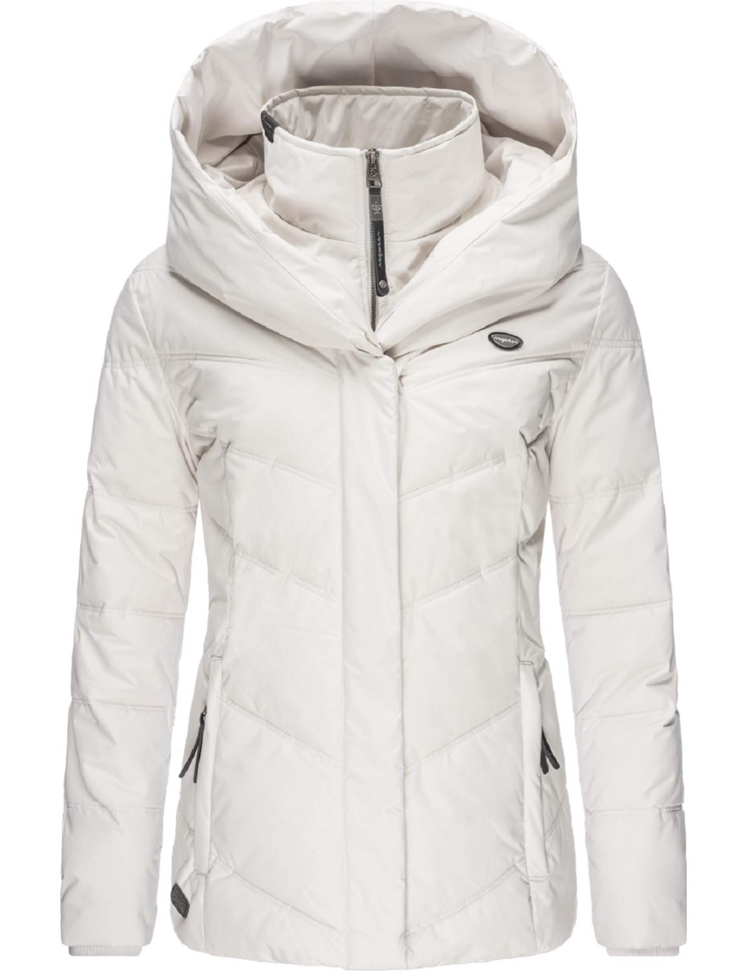 Ragwear Winter jacket 'Natesa' in Grey: front